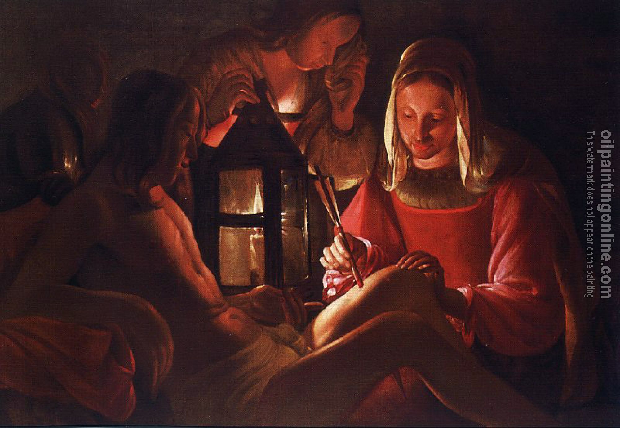 Georges de La Tour - St Irene Removing Arrows from St Sebastians Leg